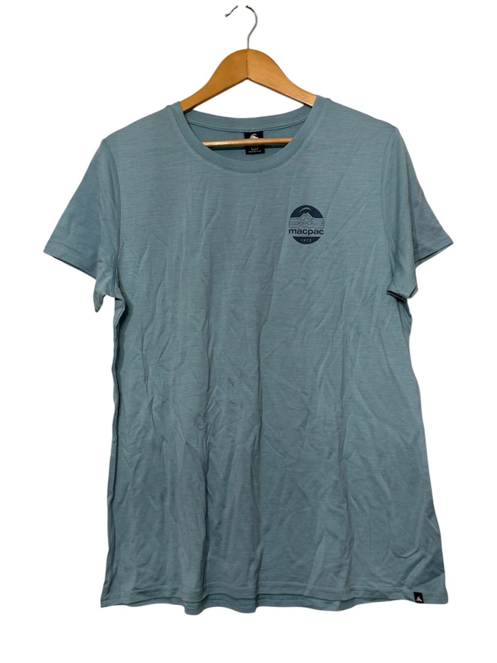 MacPac 100% Merino Wool T-Shirt Outdoor Active Hiking Women’s 16 Large XL